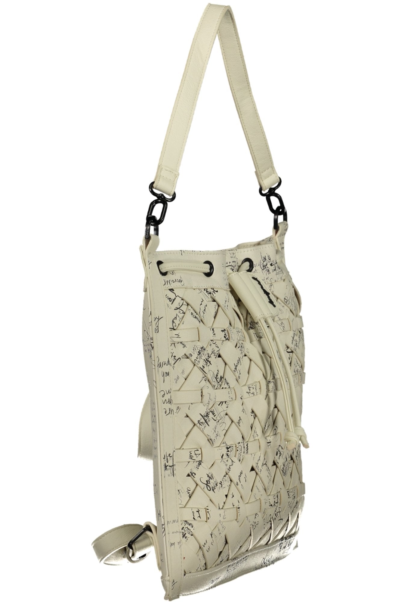 DESIGUAL WOMEN'S WHITE BACKPACK