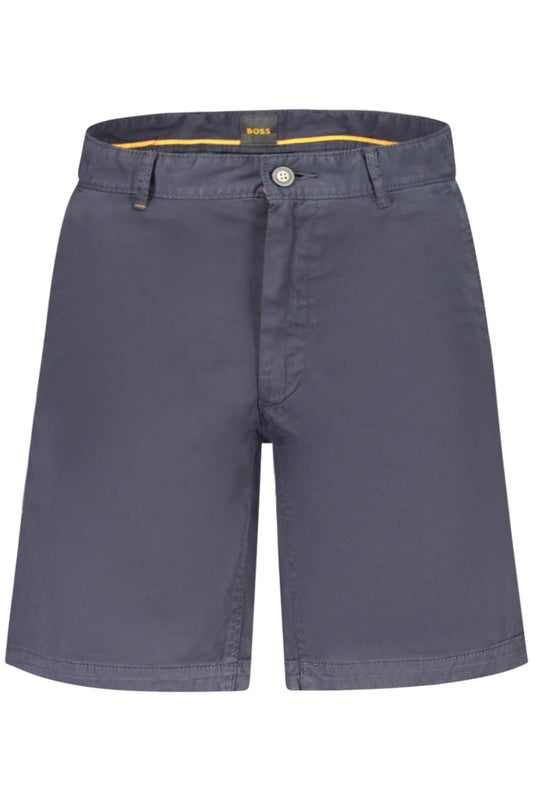 BOSS MEN'S BLUE BERMUDA TROUSERS