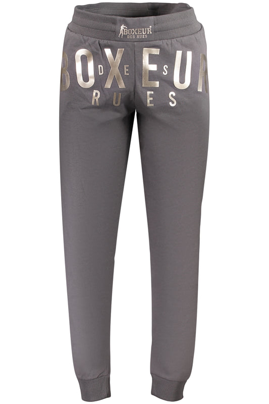 BOXEUR DES RUES MEN'S LONG TRACKSUIT PANTS GREY