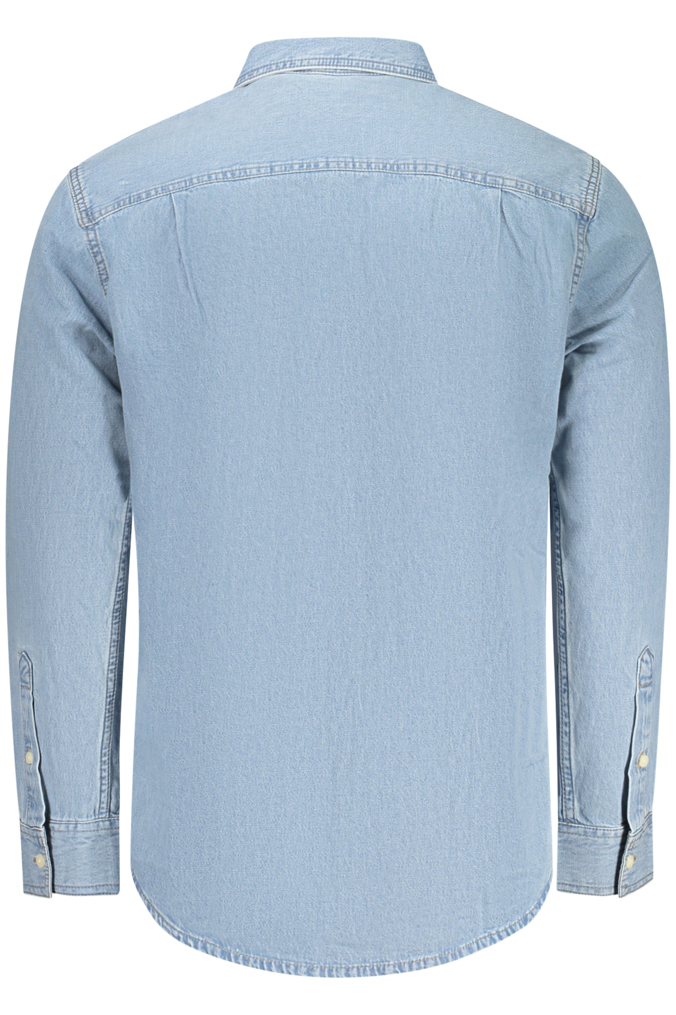 CALVIN KLEIN MEN'S LONG-SLEEVED SHIRT, BLUE