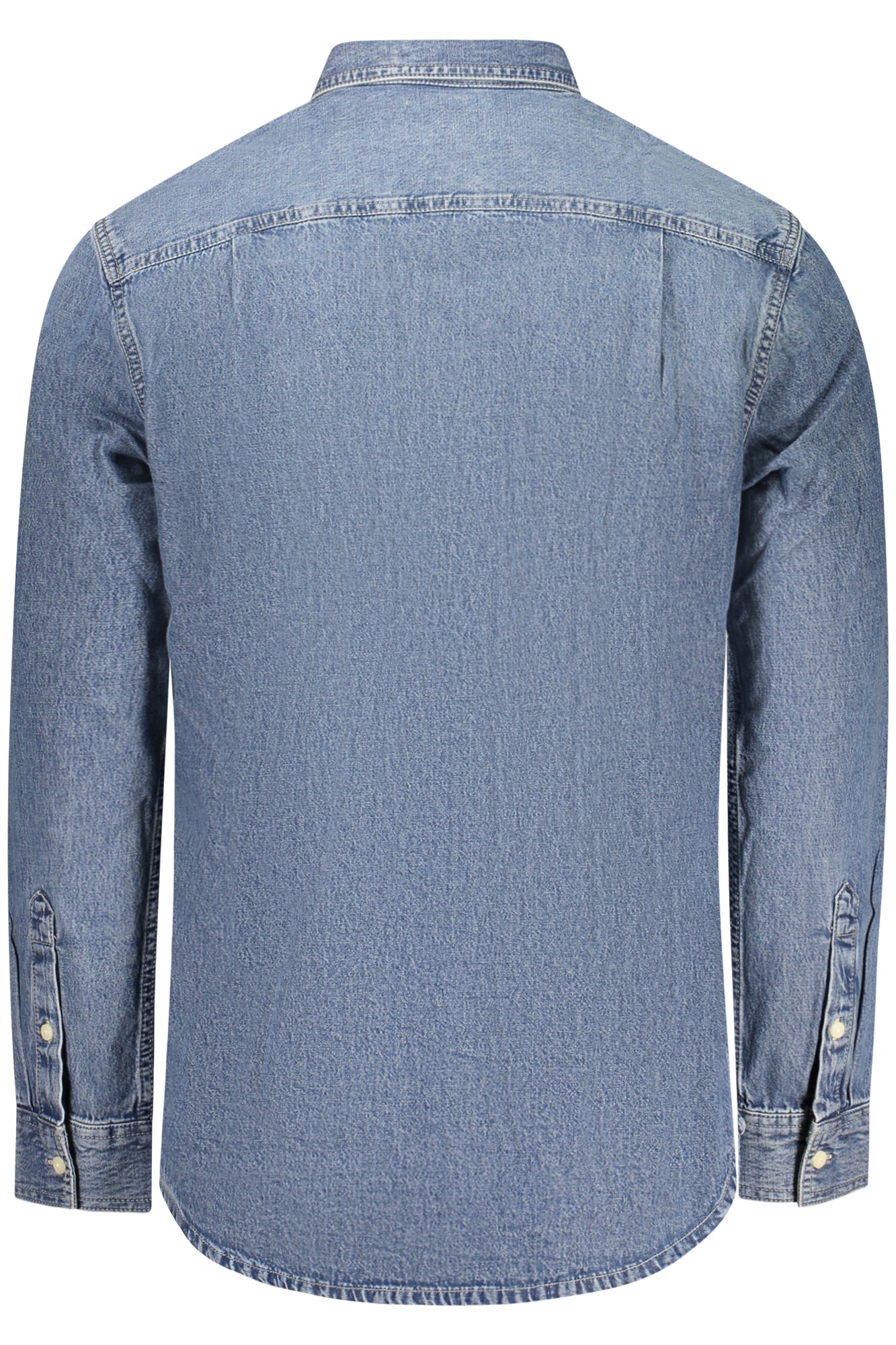 CALVIN KLEIN MEN'S LONG-SLEEVED SHIRT, BLUE