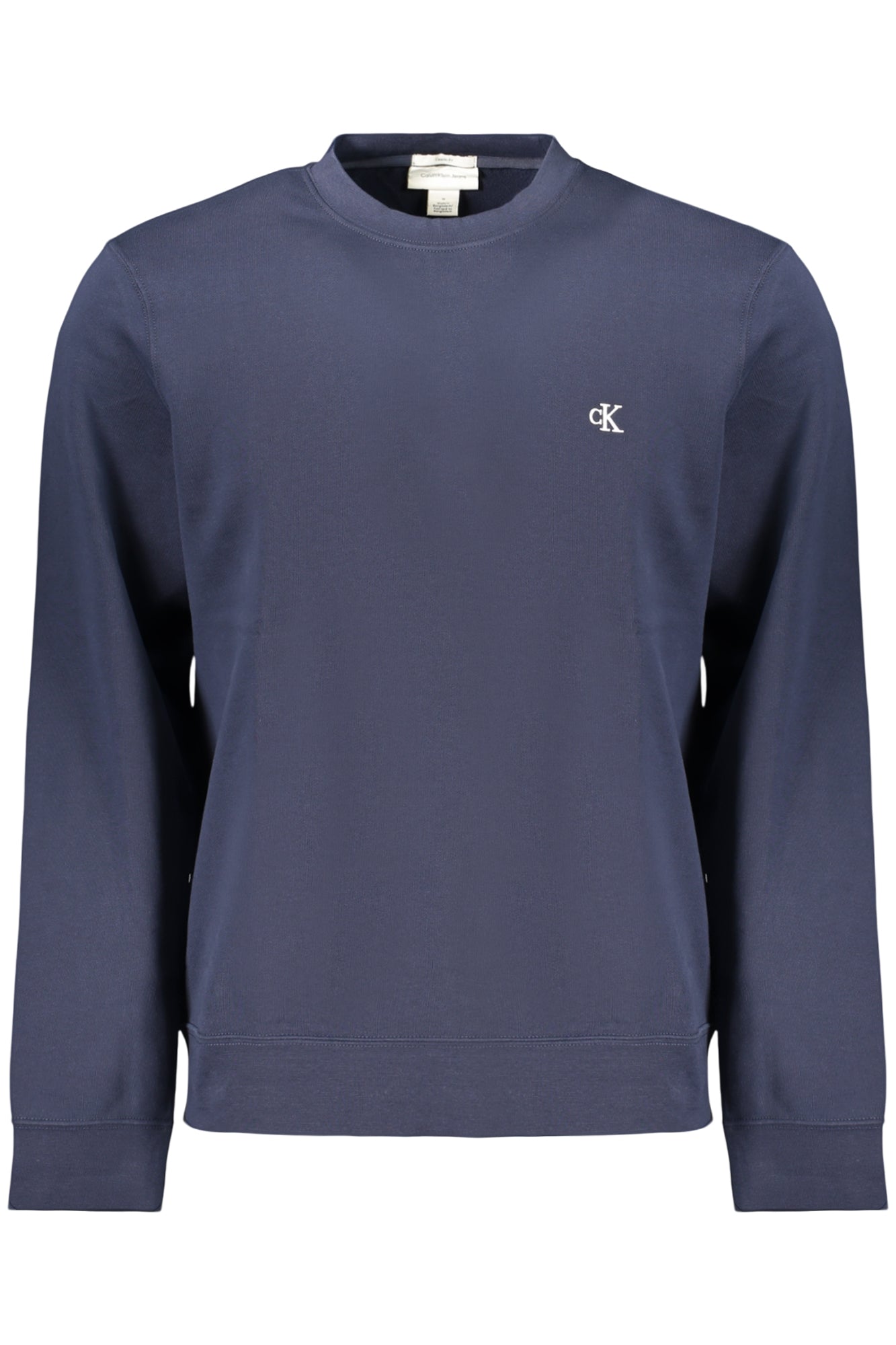 CALVIN KLEIN MEN'S BLUE ZIP-UP SWEATSHIRT