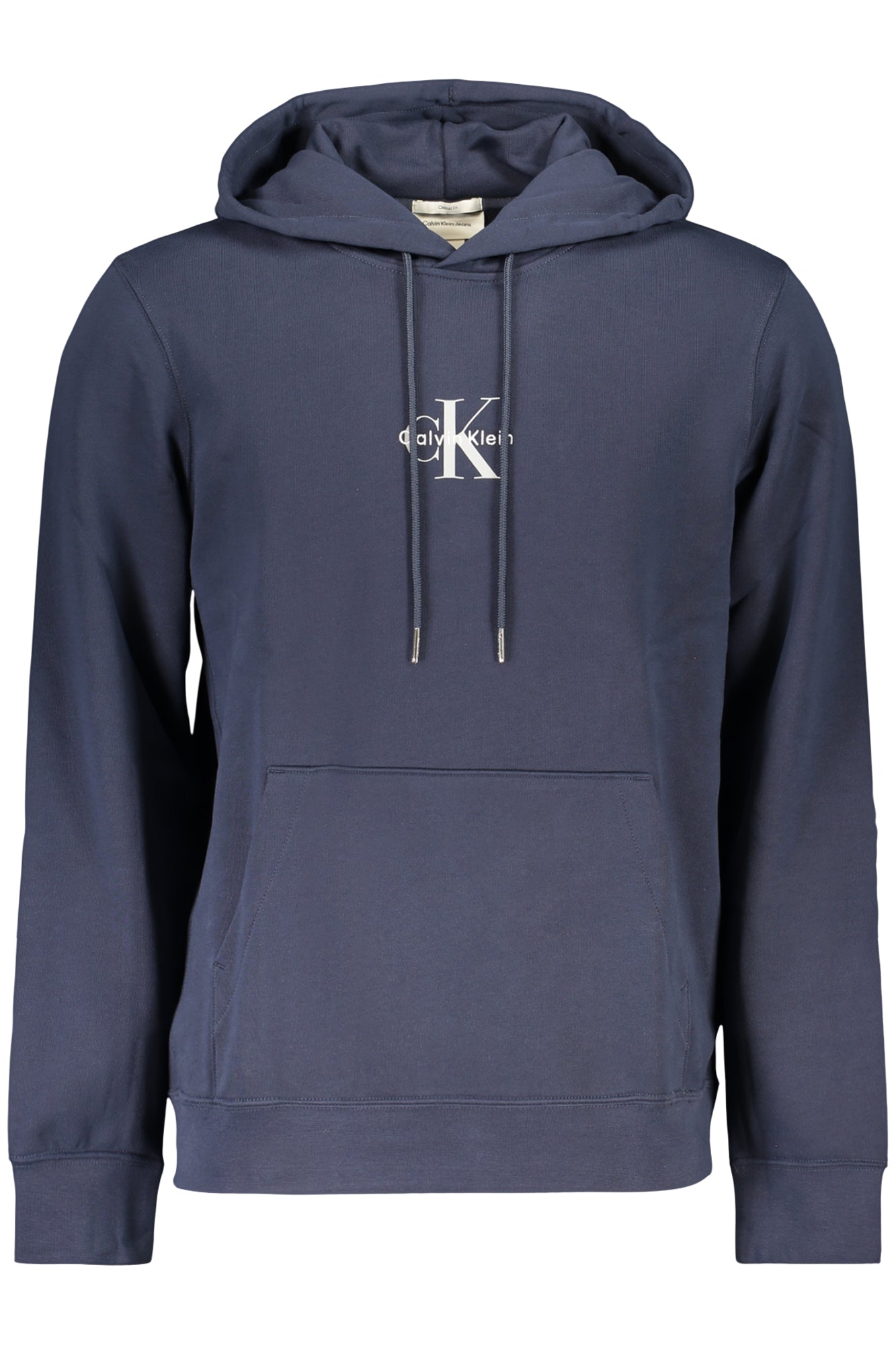 CALVIN KLEIN MEN'S BLUE ZIP-UP SWEATSHIRT