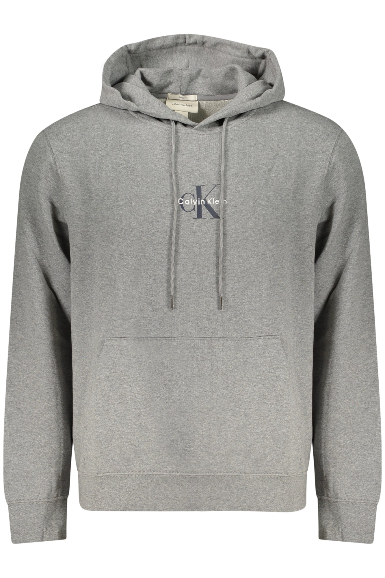 CALVIN KLEIN MEN'S GRAY ZIP-UP SWEATSHIRT
