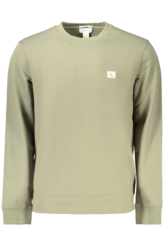 CALVIN KLEIN MEN'S ZIP-UP SWEATSHIRT, GREEN