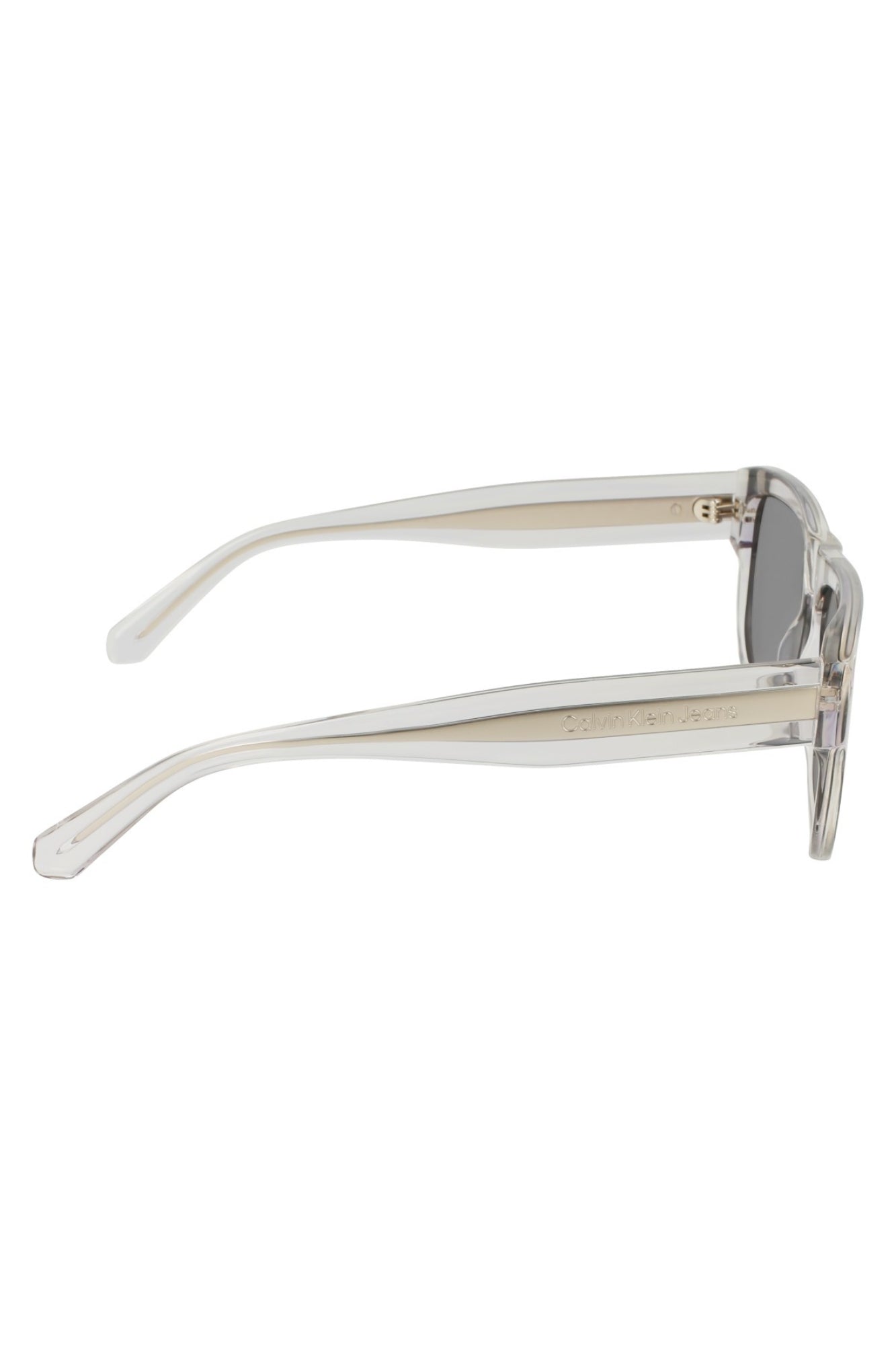 CALVIN KLEIN MEN'S TRANSPARENT SUNGLASSES