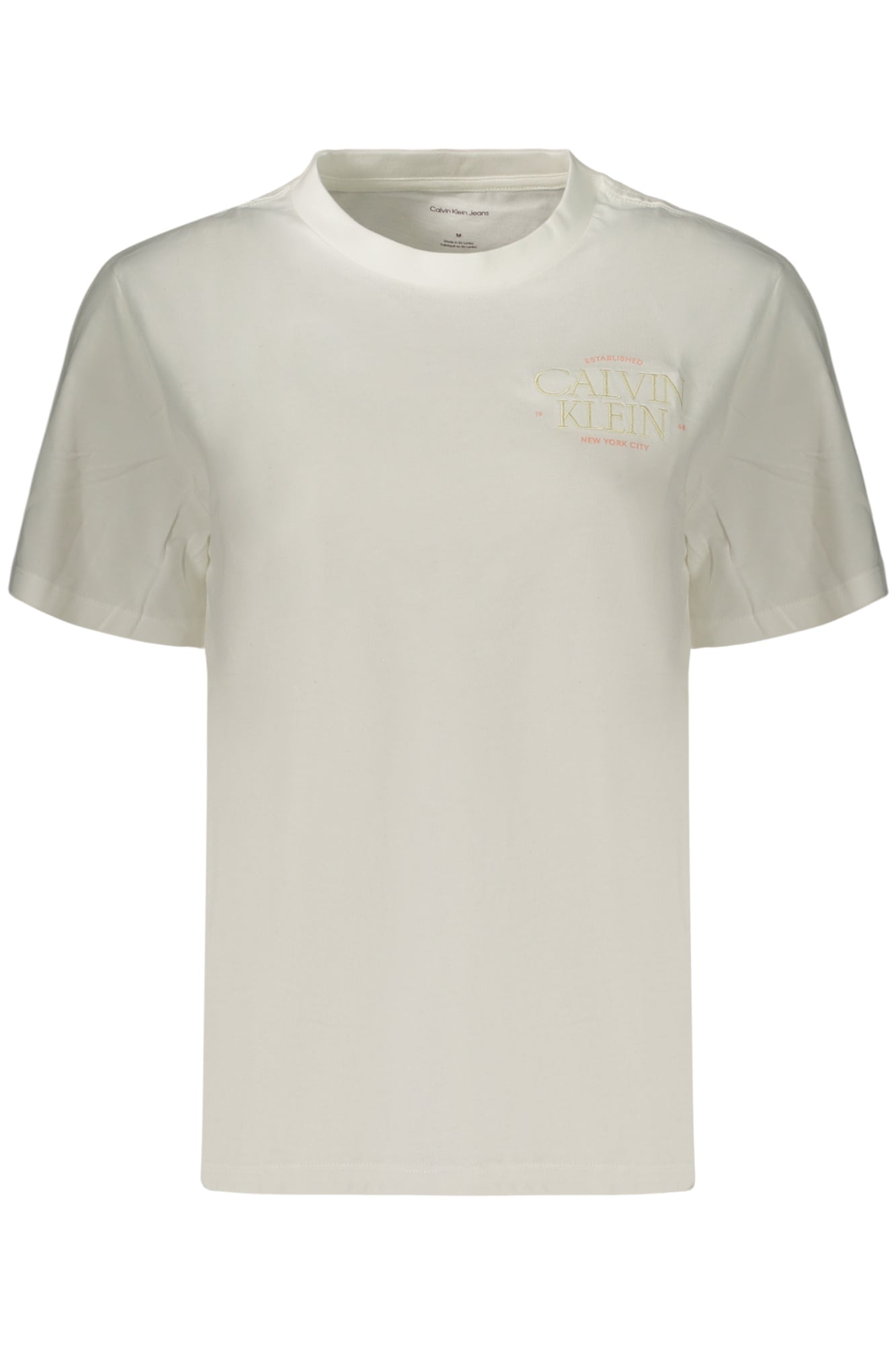 CALVIN KLEIN WOMEN'S SHORT-SLEEVE T-SHIRT WHITE