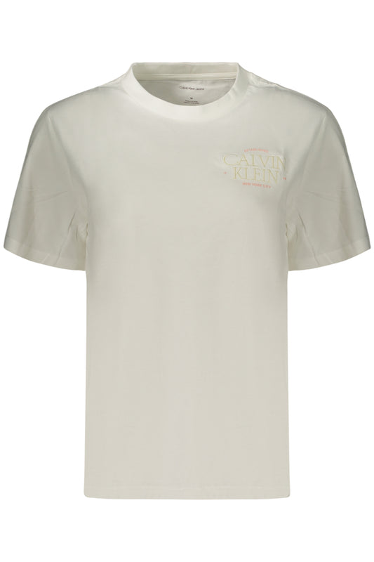 CALVIN KLEIN WOMEN'S SHORT-SLEEVE T-SHIRT WHITE
