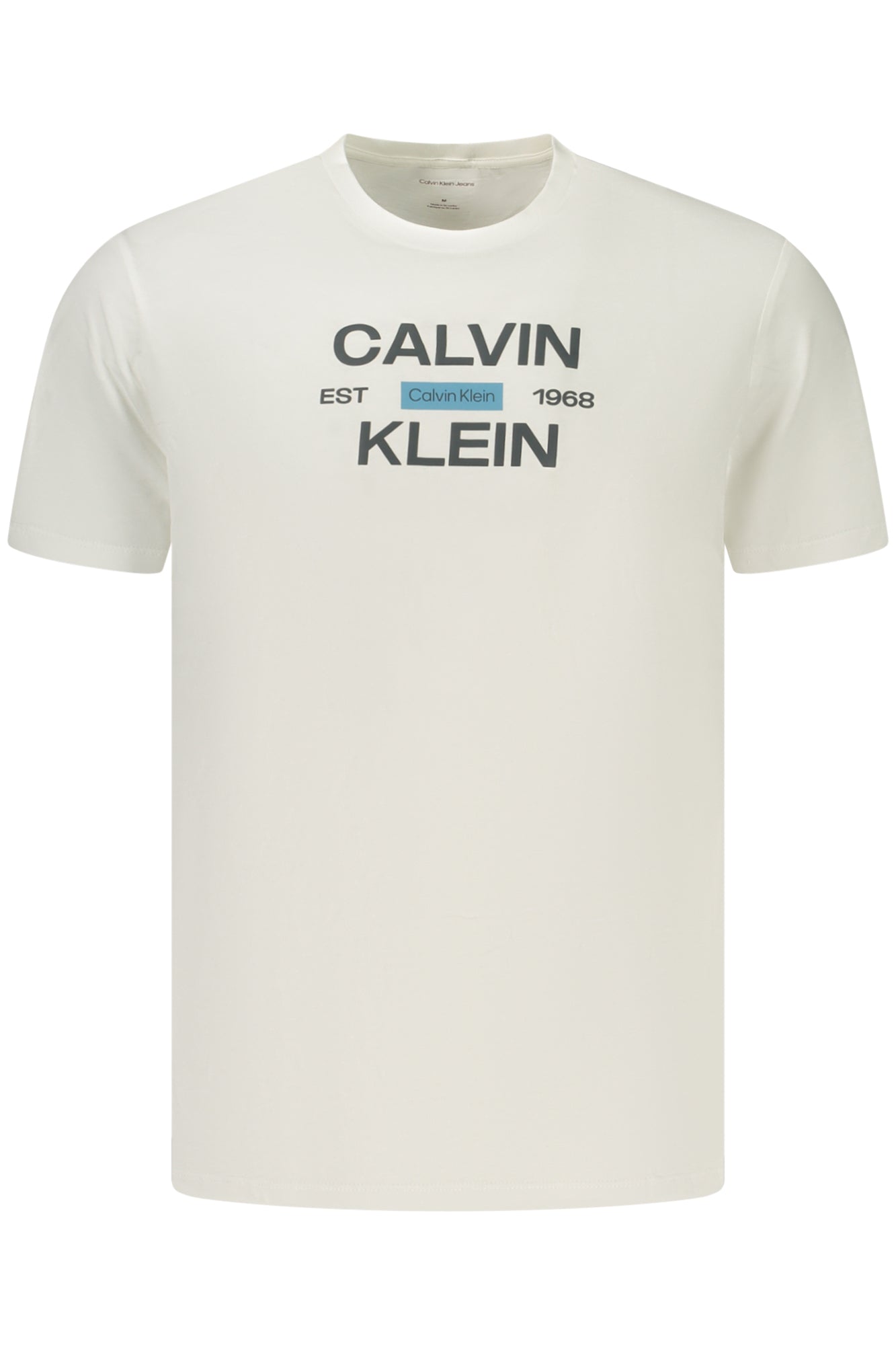 CALVIN KLEIN MEN'S SHORT-SLEEVE T-SHIRT WHITE