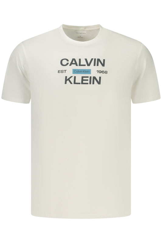 CALVIN KLEIN MEN'S SHORT-SLEEVE T-SHIRT WHITE
