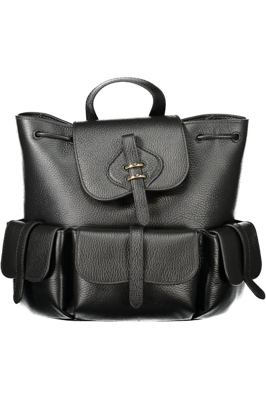 COCCINELLE WOMEN'S BLACK BACKPACK