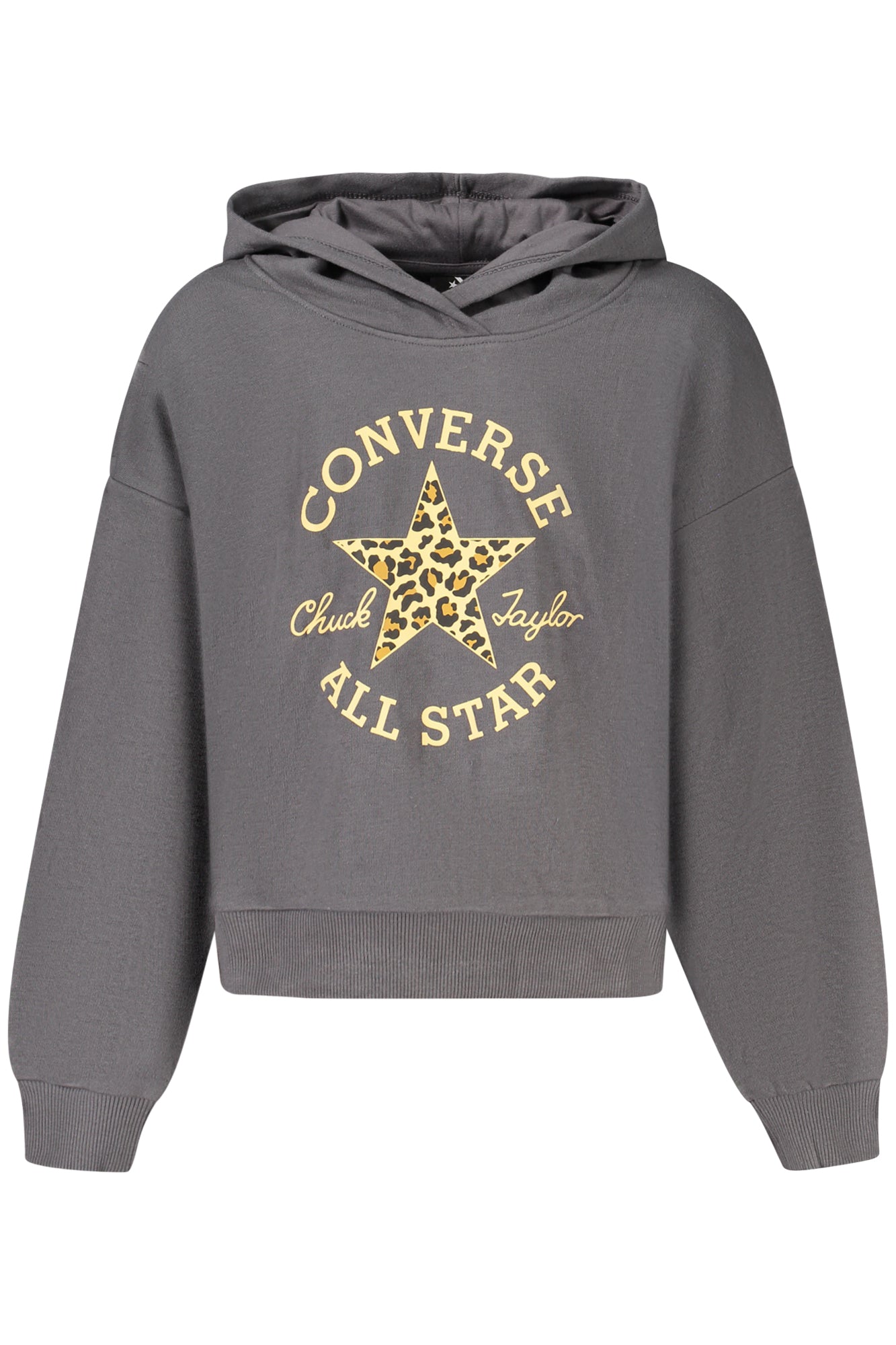 Converse Girls' Zip-Up Hoodie, Black