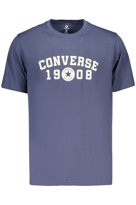 CONVERSE MEN'S SHORT-SLEEVE T-SHIRT BLUE