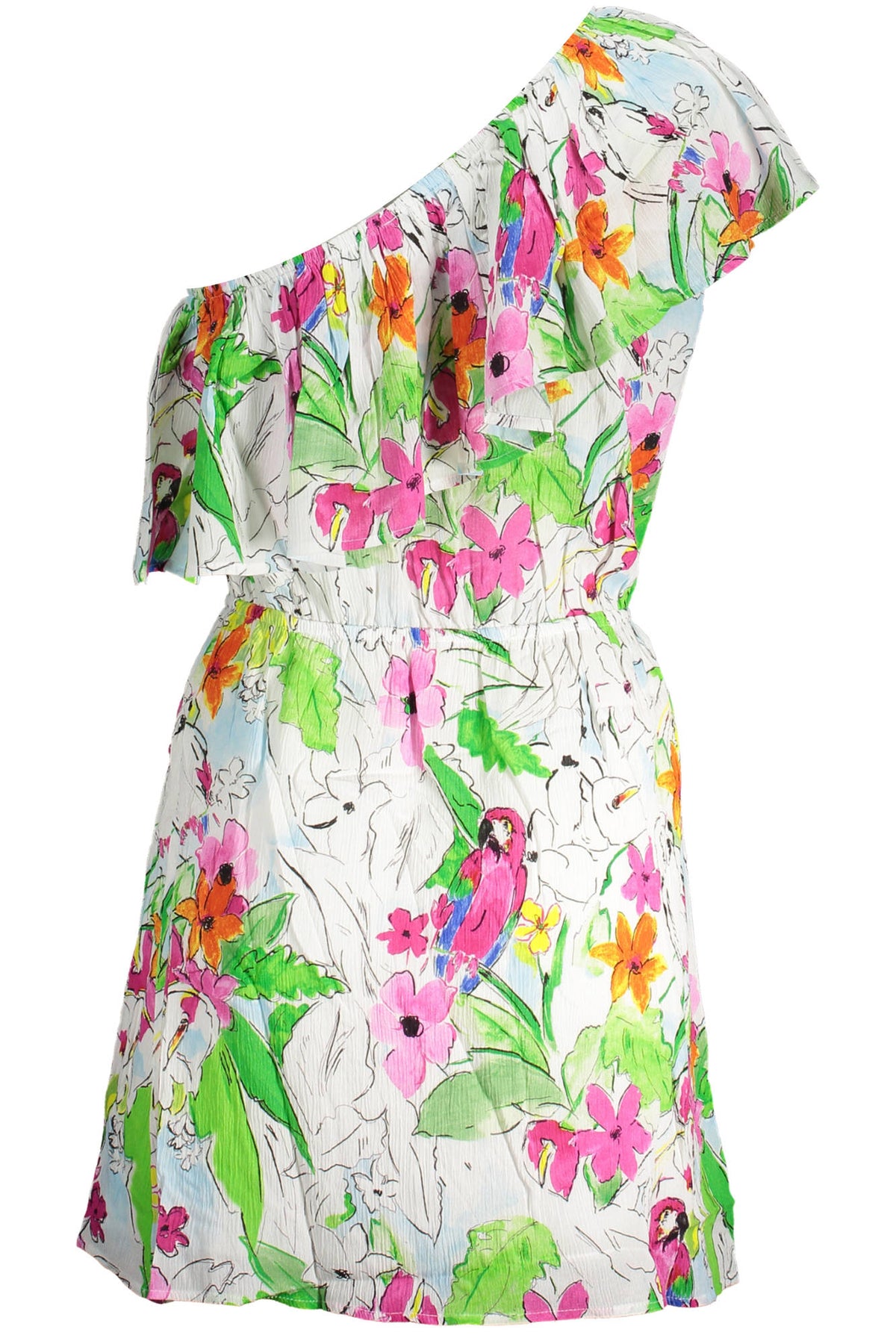 DESIGUAL SHORT DRESS WOMEN WHITE
