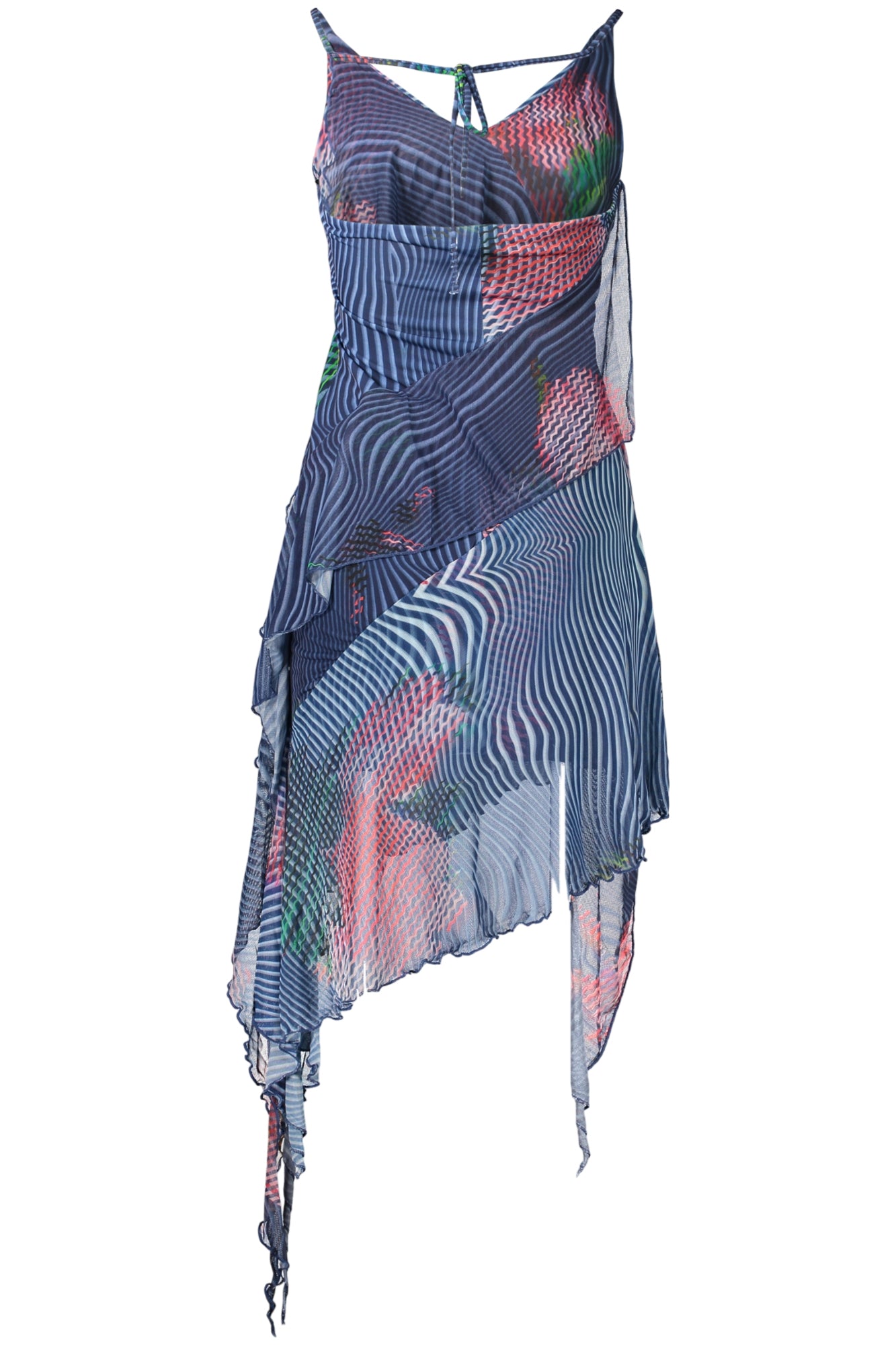 DESIGUAL SHORT DRESS FOR WOMEN IN BLUE