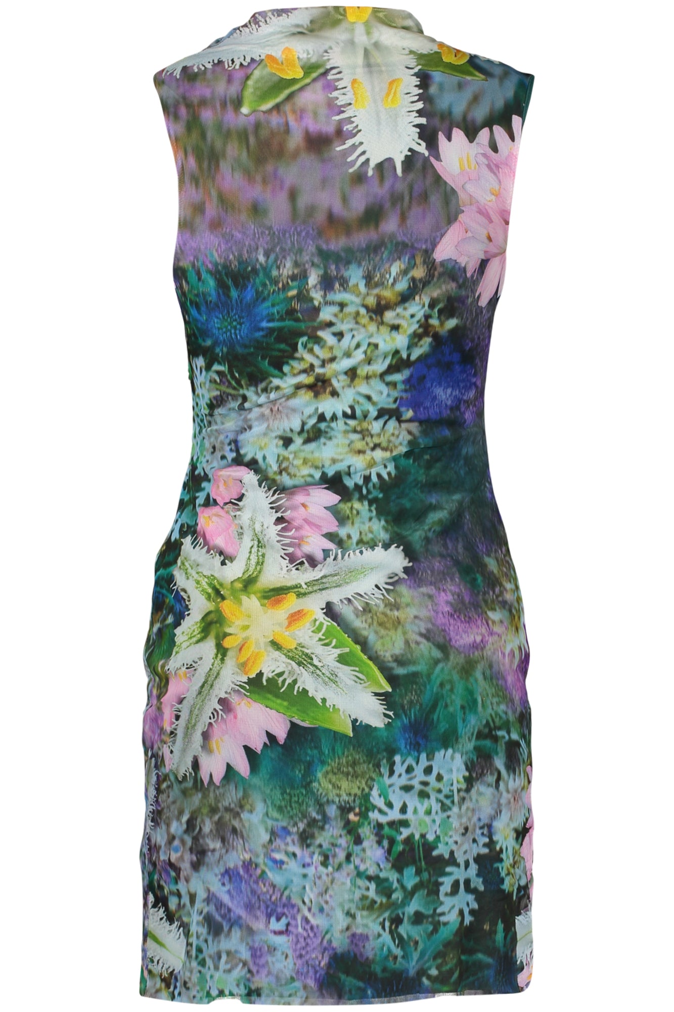 DESIGUAL SHORT DRESS FOR WOMEN IN GREEN