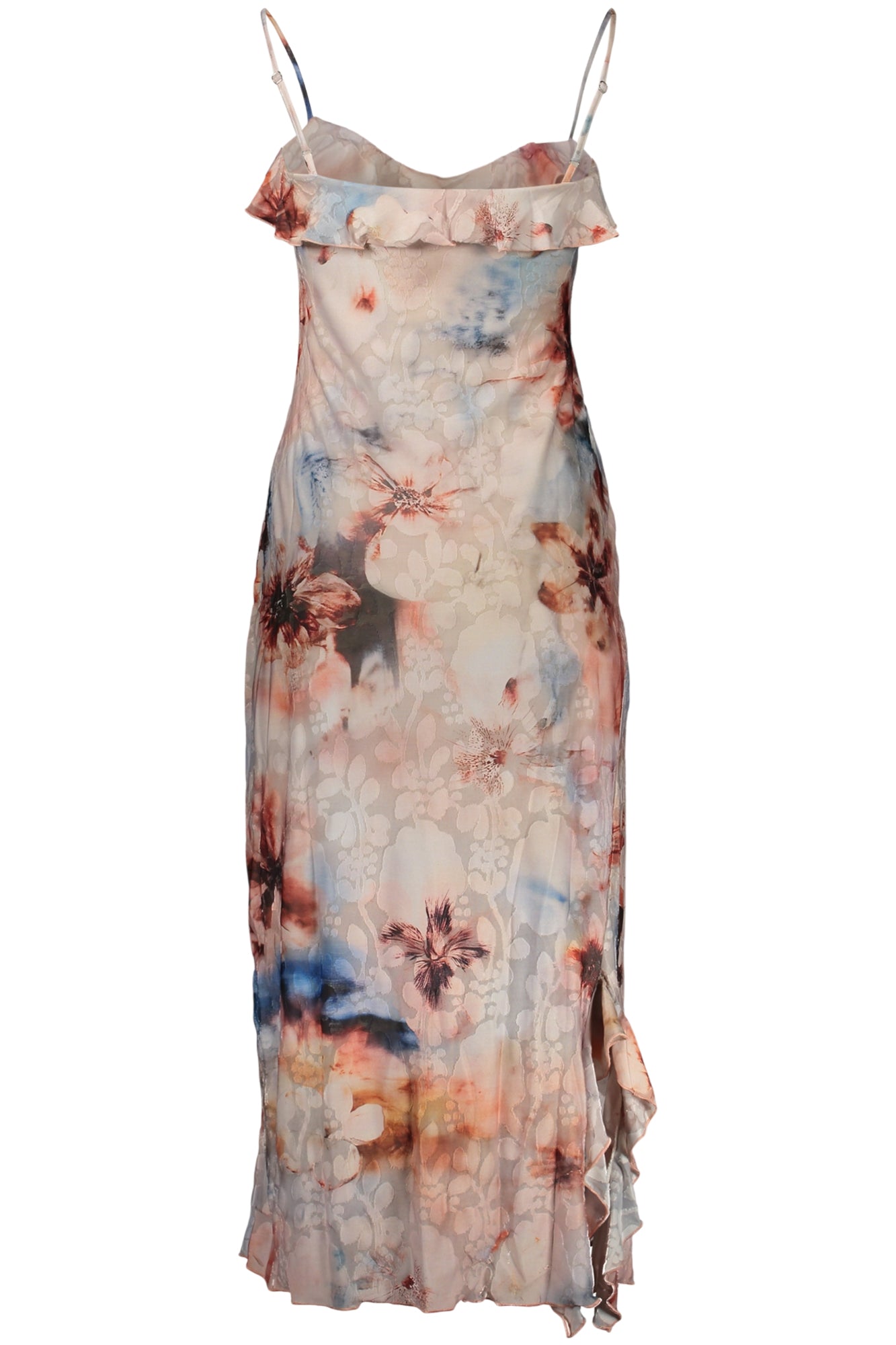 DESIGUAL WOMEN'S LONG PINK DRESS