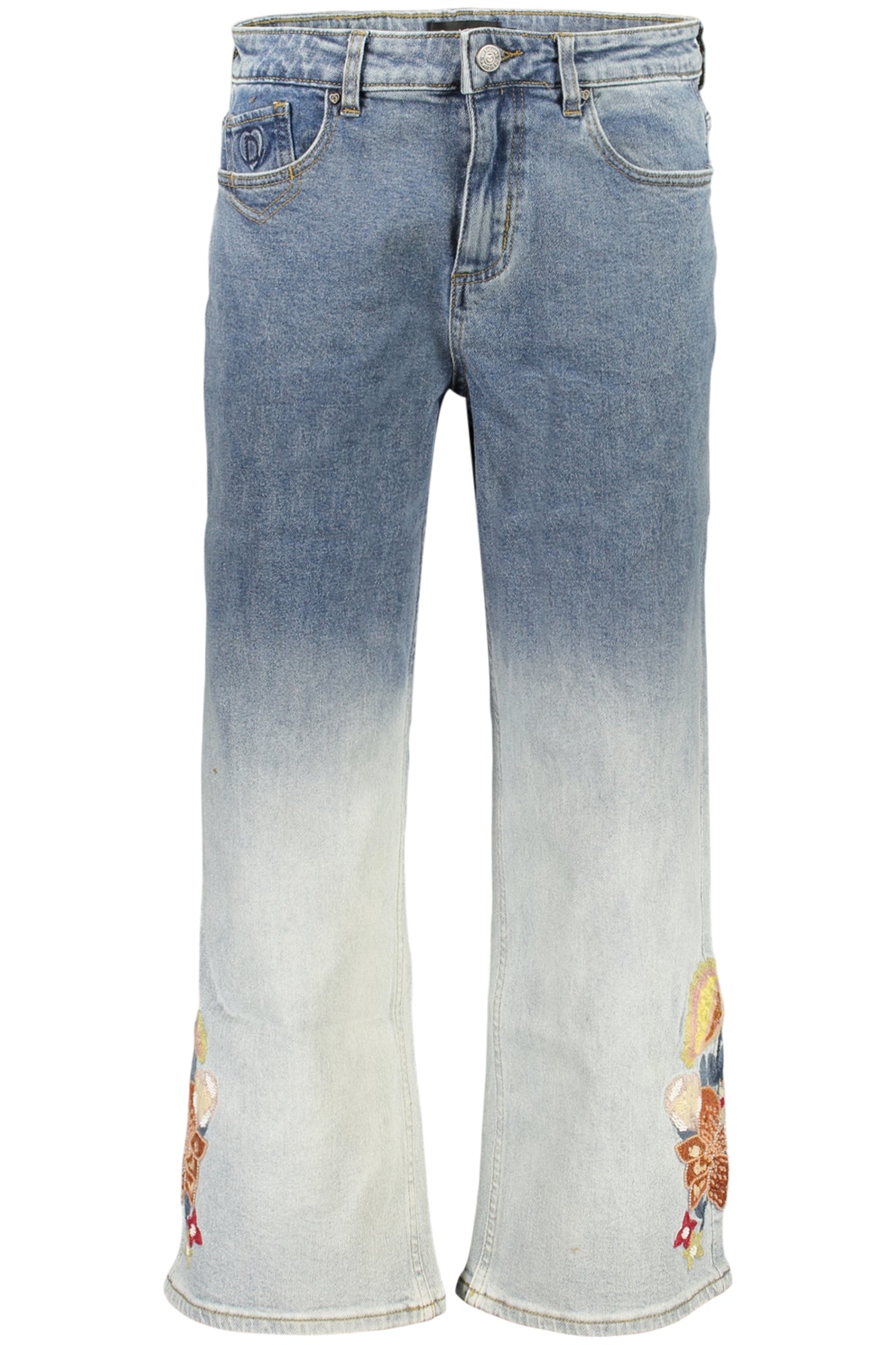 DESIGUAL WOMEN'S DENIM JEANS, BLUE