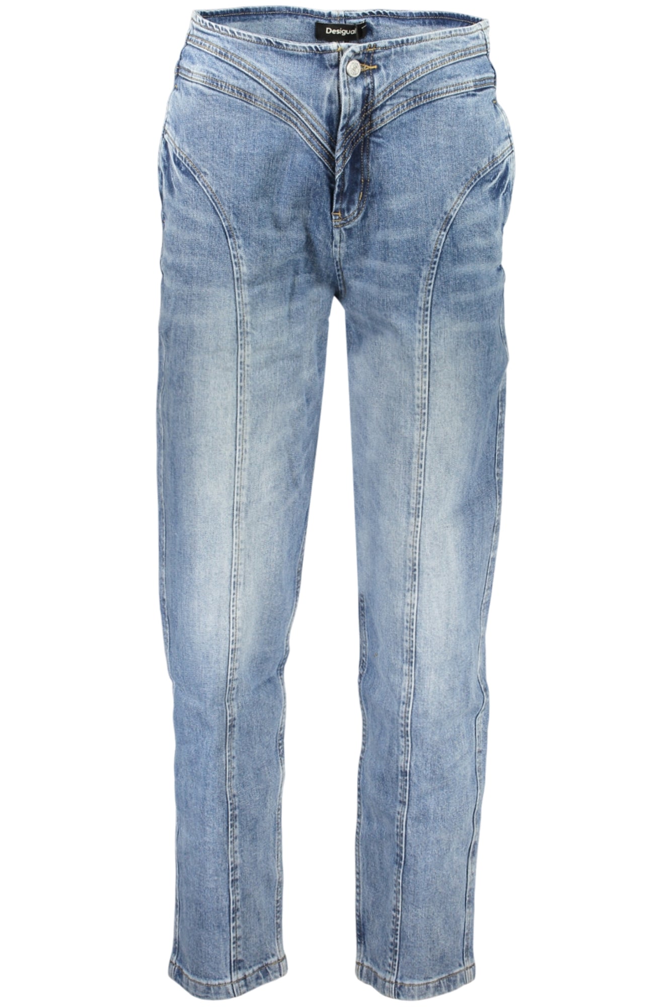 DESIGUAL WOMEN'S DENIM JEANS, BLUE