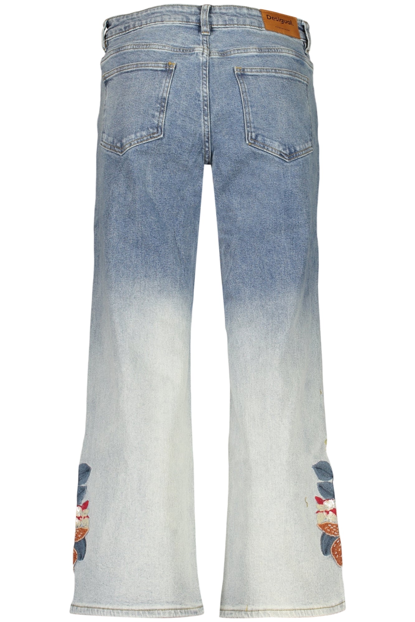DESIGUAL WOMEN'S DENIM JEANS, BLUE