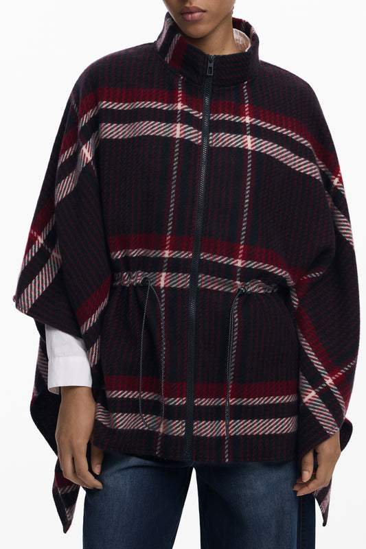 DESIGUAL PONCHO WOMEN'S BLACK