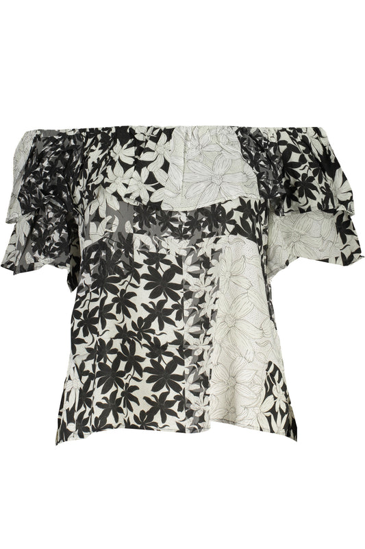 DESIGUAL WOMEN'S SHORT SLEEVE T-SHIRT WHITE