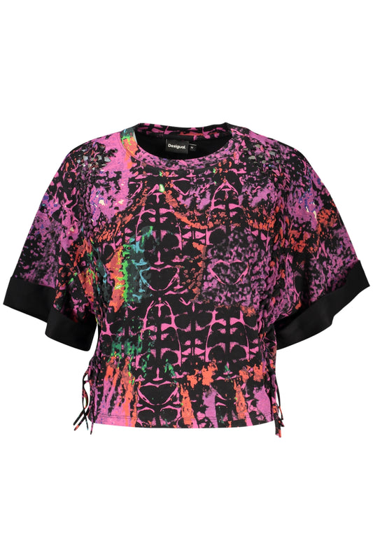 DESIGUAL WOMEN'S SHORT-SLEEVE T-SHIRT PURPLE