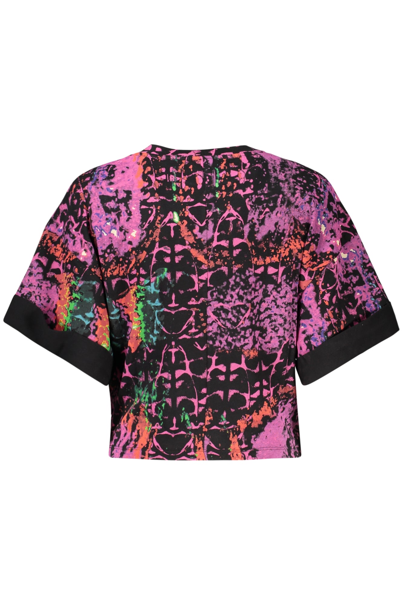 DESIGUAL WOMEN'S SHORT-SLEEVE T-SHIRT PURPLE