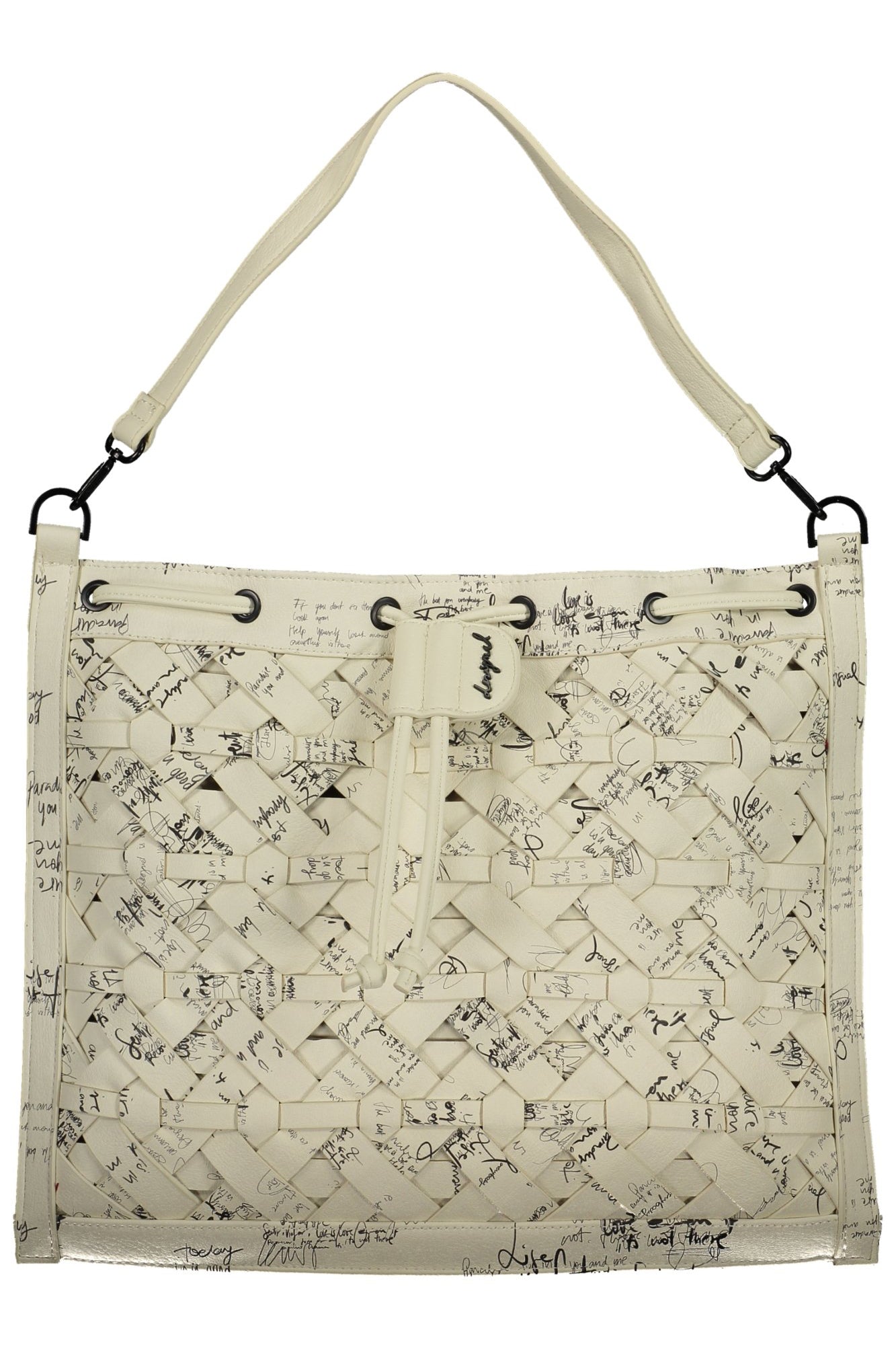 DESIGUAL WOMEN'S WHITE BACKPACK