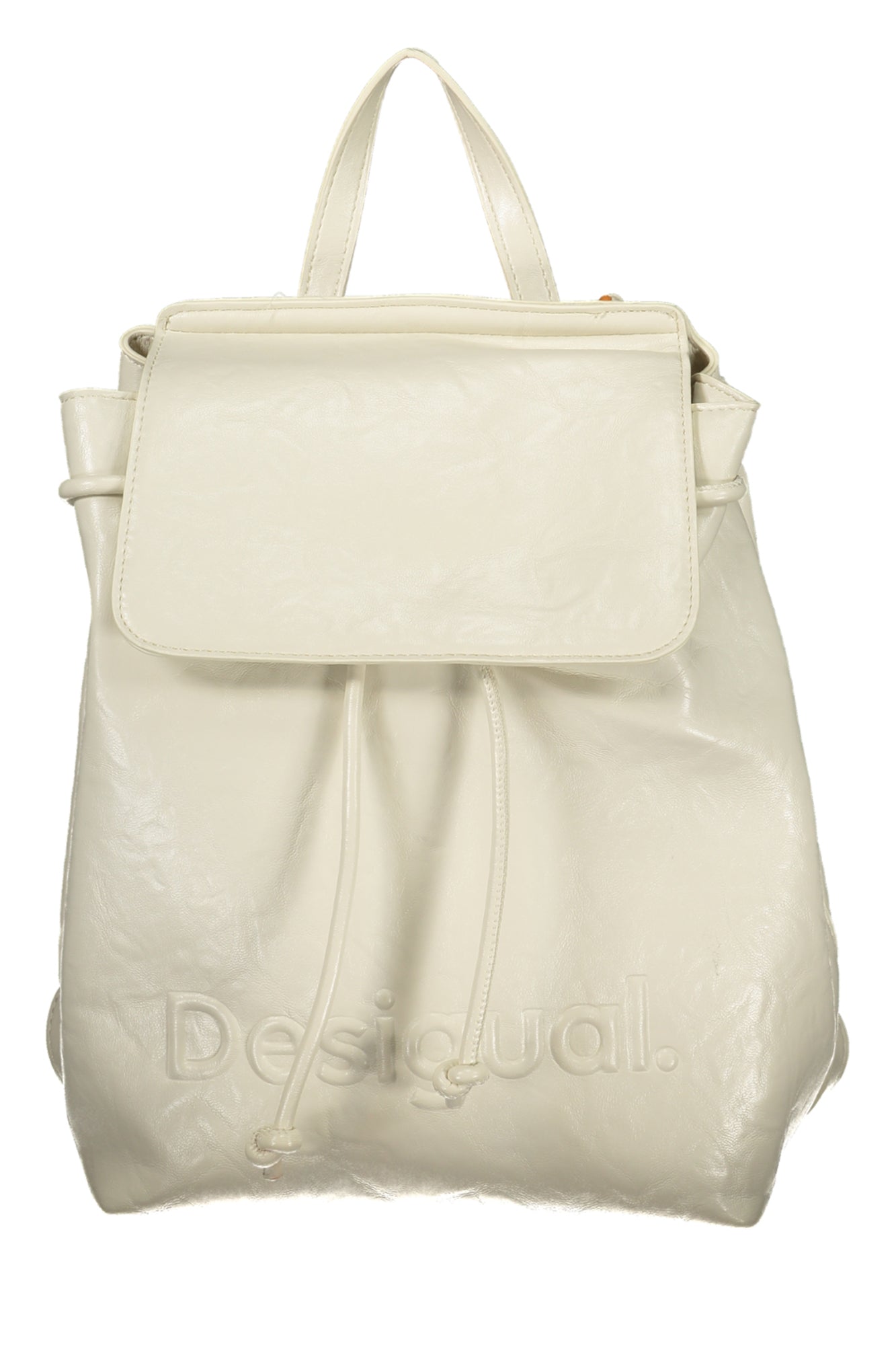 DESIGUAL WOMEN'S WHITE BACKPACK