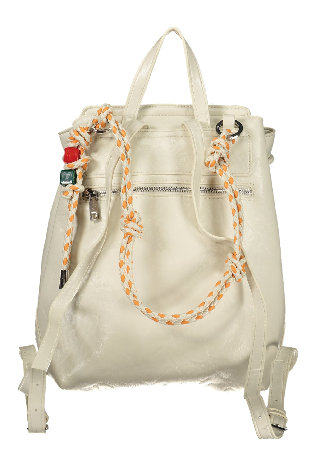 DESIGUAL WOMEN'S WHITE BACKPACK