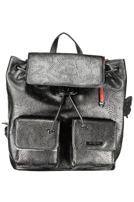 DESIGUAL WOMEN'S BLACK BACKPACK
