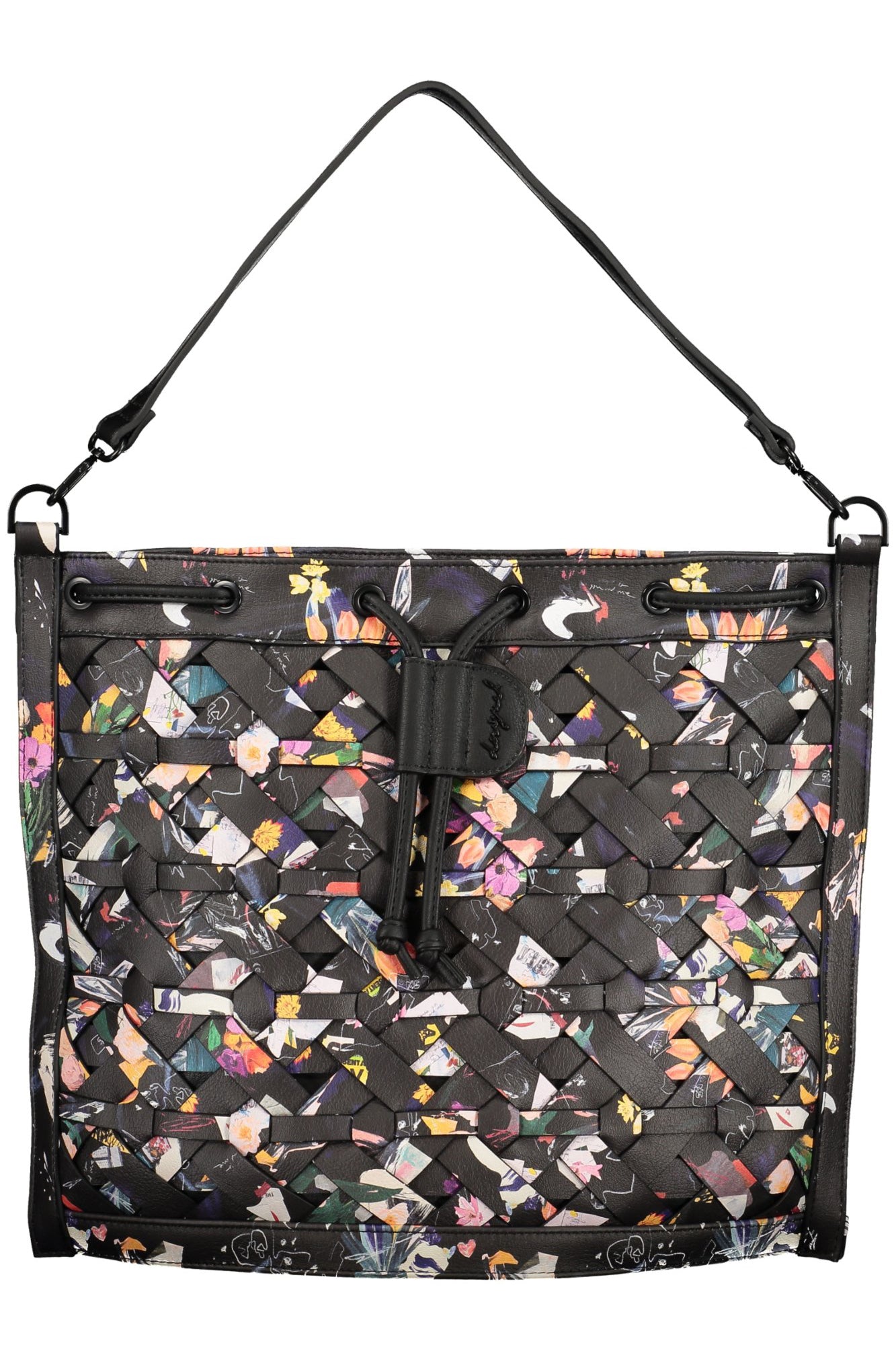 DESIGUAL WOMEN'S BLACK BACKPACK