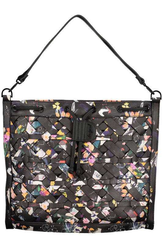 DESIGUAL WOMEN'S BLACK BACKPACK