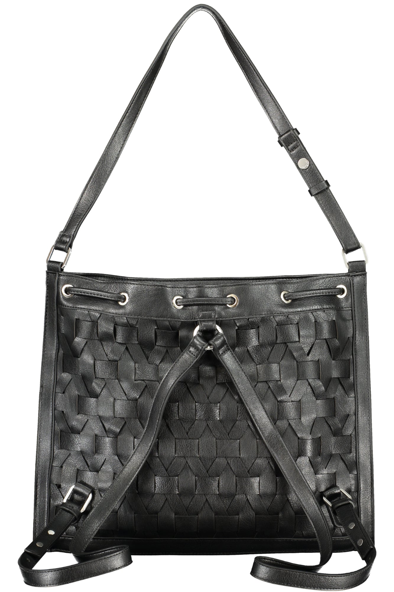 DESIGUAL WOMEN'S BLACK BACKPACK