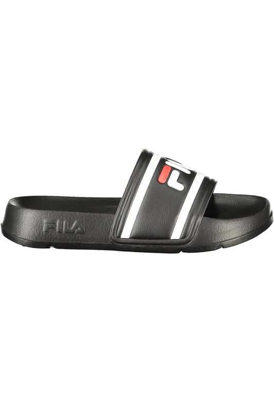 FILA CHILDREN'S BLACK SLIPPER FOOTWEAR