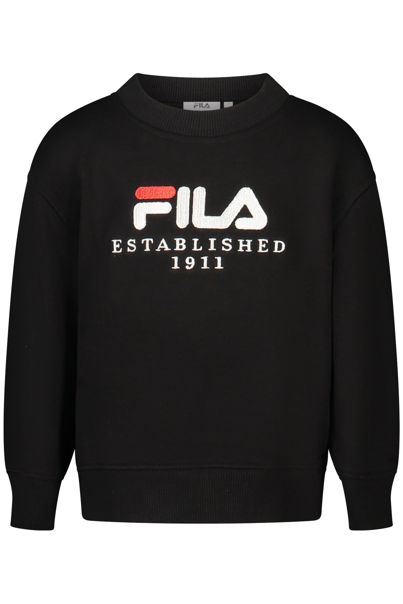 FILA KIDS' BLACK ZIP-UP SWEATSHIRT