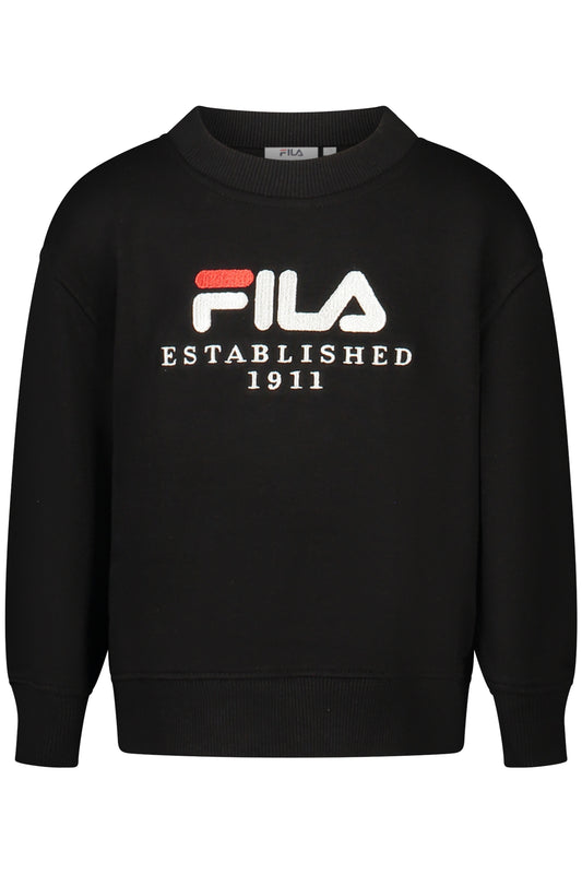 FILA KIDS' BLACK ZIP-UP SWEATSHIRT