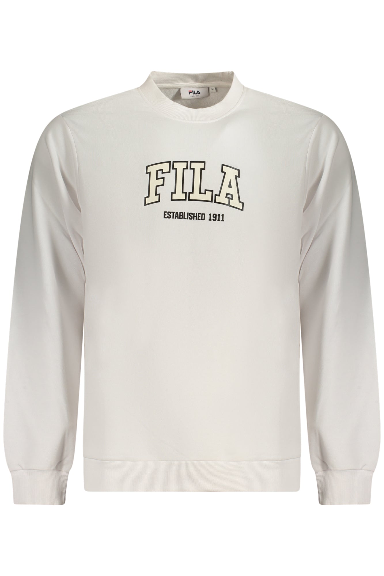 FILA MEN'S WHITE ZIP-UP SWEATSHIRT