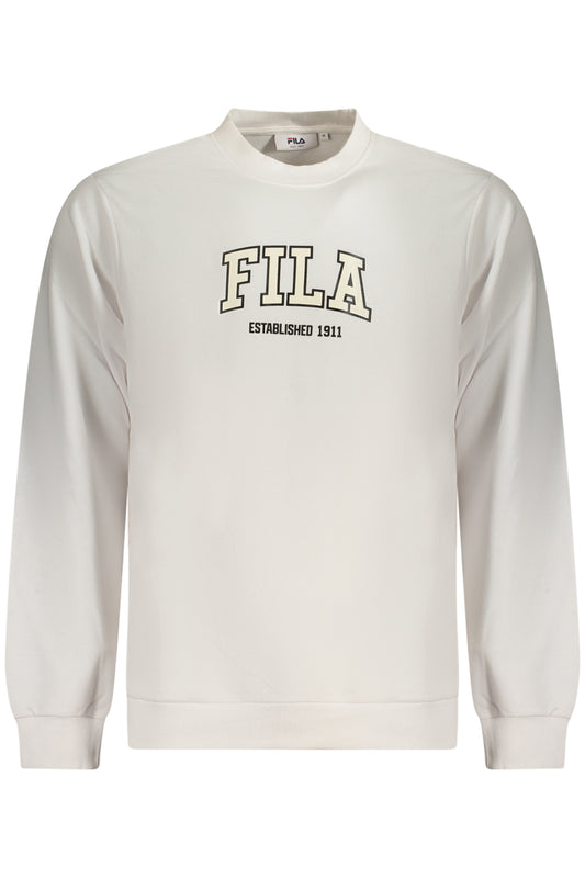 FILA MEN'S WHITE ZIP-UP SWEATSHIRT