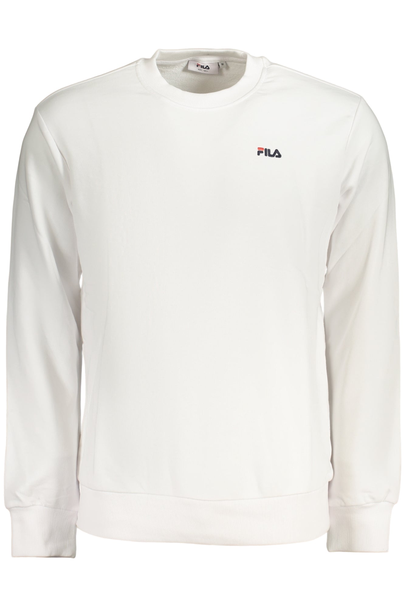 FILA MEN'S WHITE ZIP-UP SWEATSHIRT