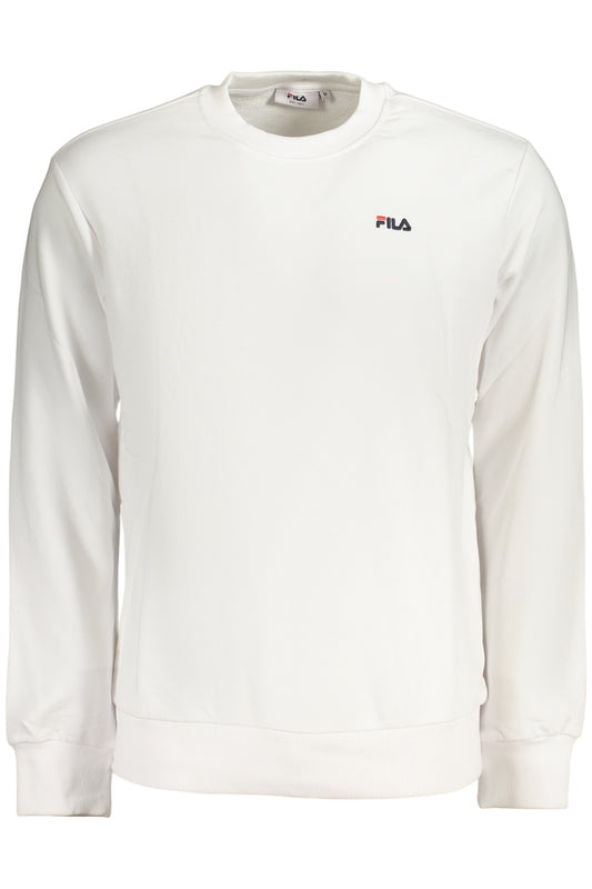 FILA MEN'S WHITE ZIP-UP SWEATSHIRT