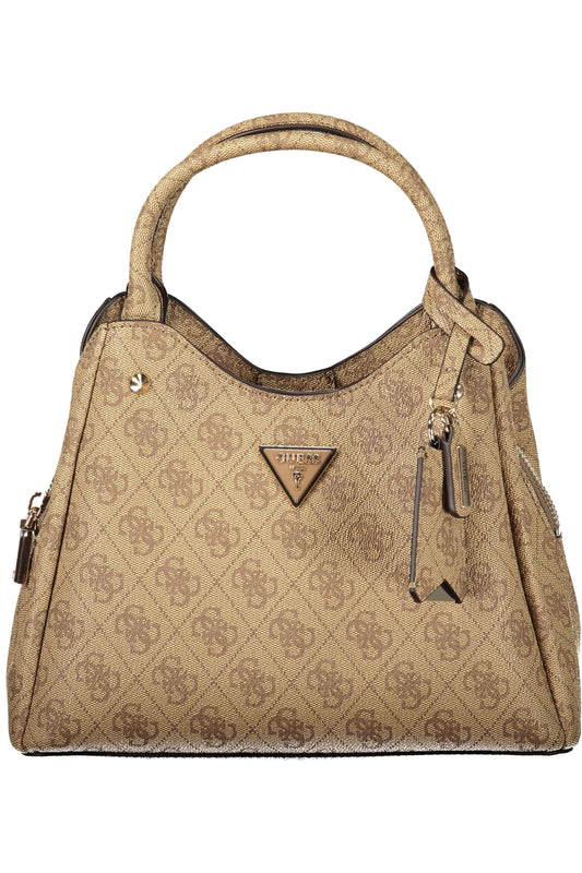 GUESS JEANS WOMEN'S BEIGE BAG