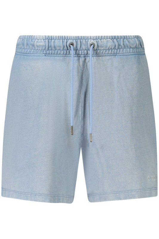 GUESS JEANS WOMEN'S SHORT PANTS, BLUE