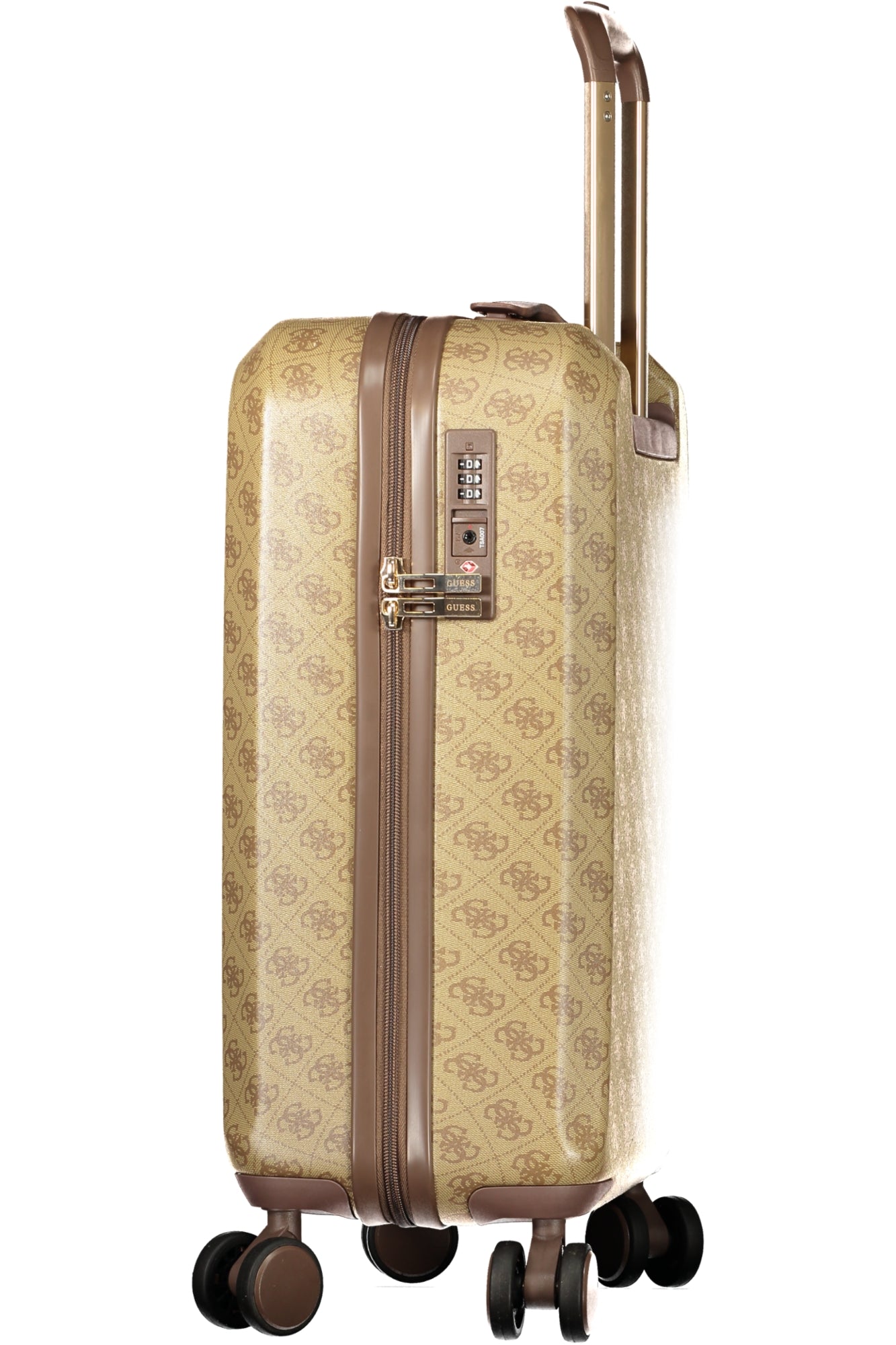 GUESS JEANS SMALL TROLLEY FOR WOMEN BEIGE