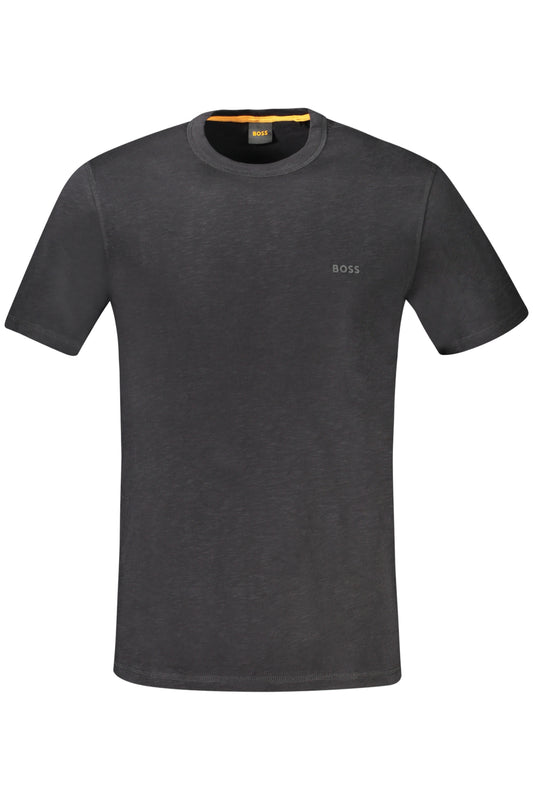HUGO BOSS MEN'S SHORT SLEEVE T-SHIRT BLACK