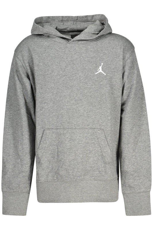 JORDAN KIDS' GREY ZIP-UP SWEATSHIRT