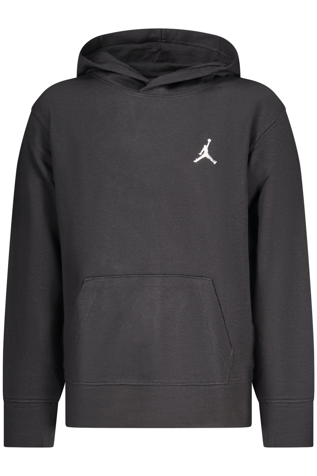 JORDAN KIDS' BLACK ZIP-UP SWEATSHIRT