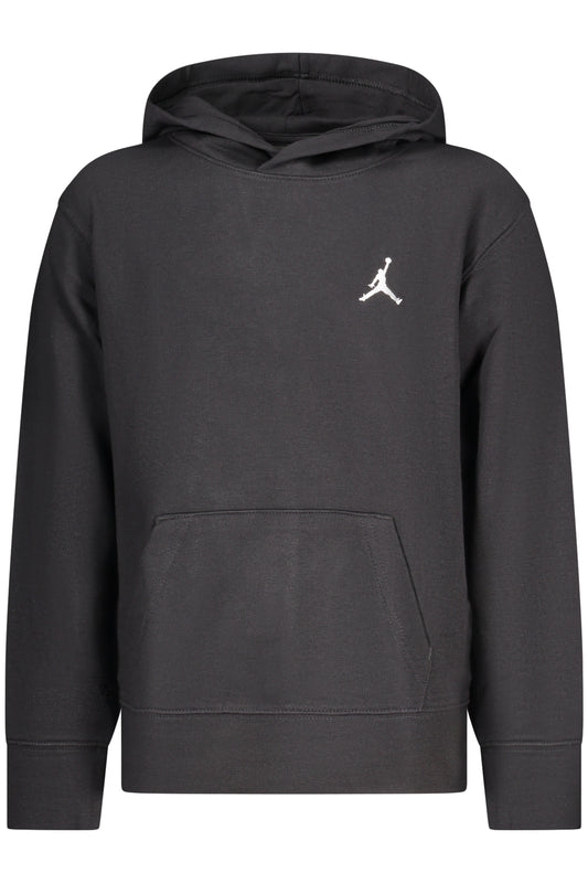JORDAN KIDS' BLACK ZIP-UP SWEATSHIRT
