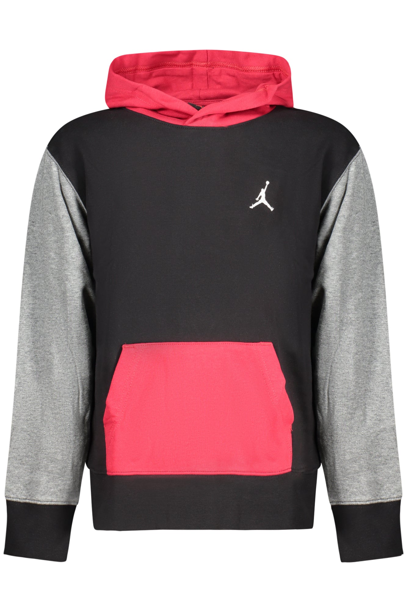 JORDAN KIDS' BLACK ZIP-UP SWEATSHIRT